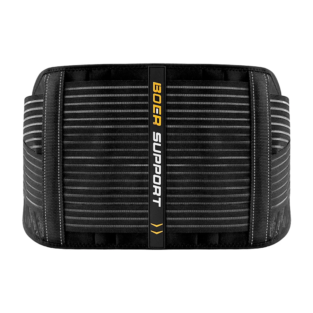 

Back Support Girdle Adjustable Belt Brace Black L/XL/XXL Lower Pain Relief Replaces Single Pack Unisex Durable