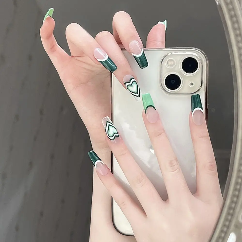 

24pcs/Box Ballerina Manicure Tool Artificial Full Cover Coffin False Nails Fake Nails Nail Tips Wearable
