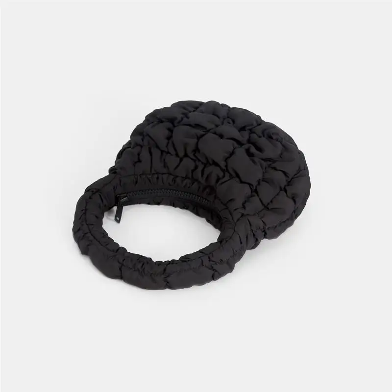 Южная Корея плиссированная сумка-облако женская ниша ручная переноска клетчатая