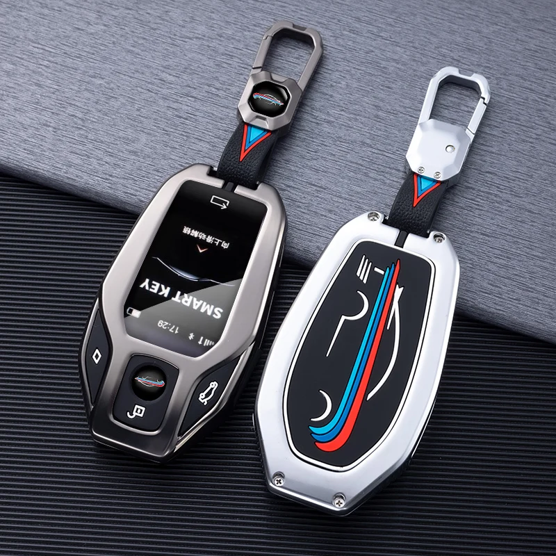 Car Zinc Alloy Key Case For BMW 530 730 740 G11 G12 G32 X3 X5 i8 I12 I15 2018 2019 Display Key Cover Shell Interior Accessories Car Zinc Alloy Key Case For BMW 530 730 740 G11 G12 G32 X3 X5 i8 I12 I15 2018 2019 Display Key Cover Shell Interior Accessories
