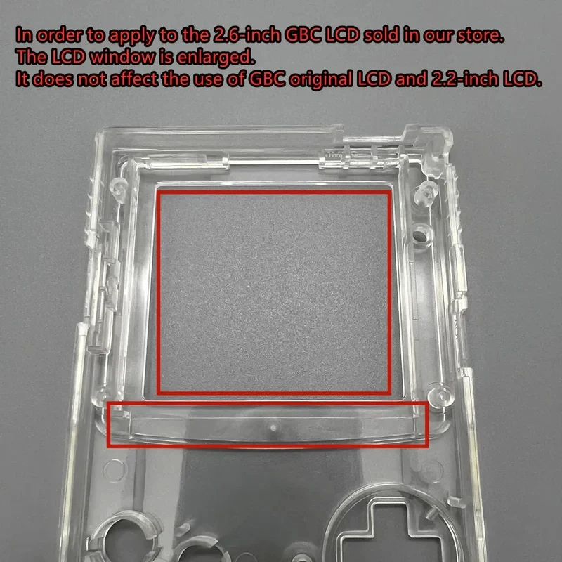 Фото Комплект сменных корпусов для Nintendo Gameboy Color GBC, совместимый с LCD-экранами 2.6