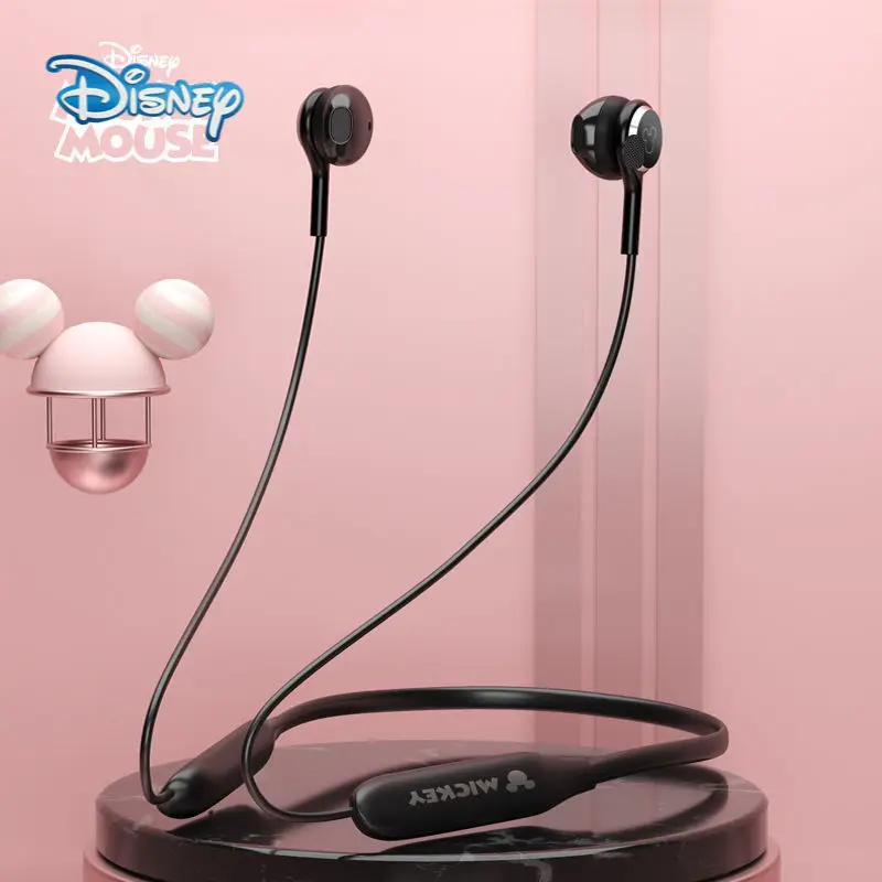 

Disney Neckband Wireless Bluetooth 5.0 Headset Sport Earbuds In-ear Headphone for iphone xiaomi Huawei Girl's Gift