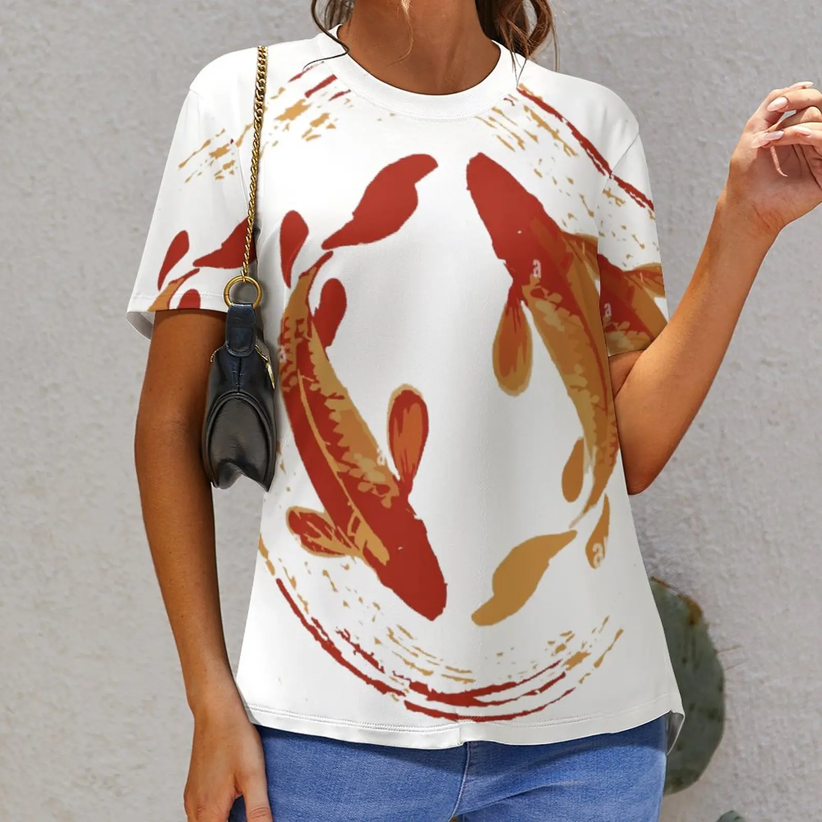 

Couple-of-koi-fish-in-japan-or-china-art-style-for-luck-prosperity-and-good-fortune-2A7B8AT Graphic Cool Tees High Grade Fitne