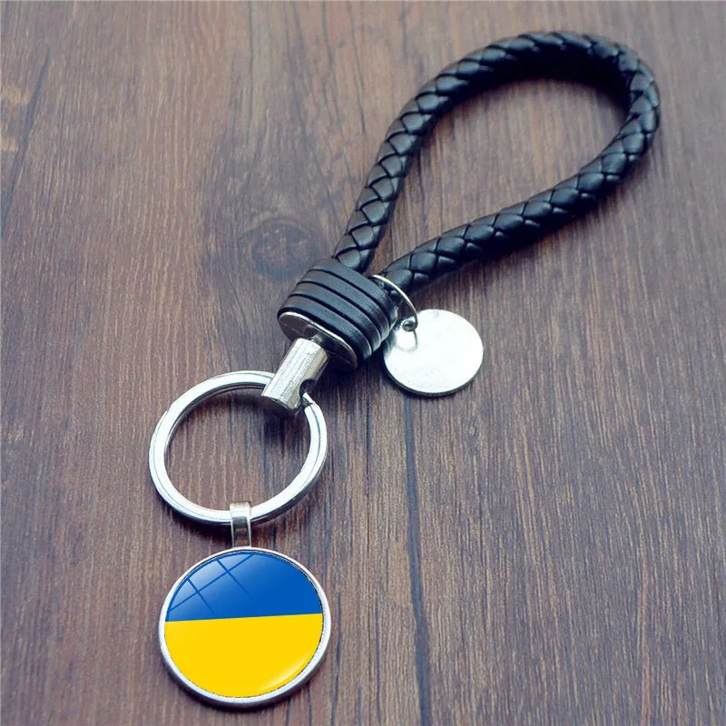

Украинский флаг, шарм, брелок, аксессуары, украинский Национальный символ, стеклянный кулон, брелок для ключей, женский подарок Патриот