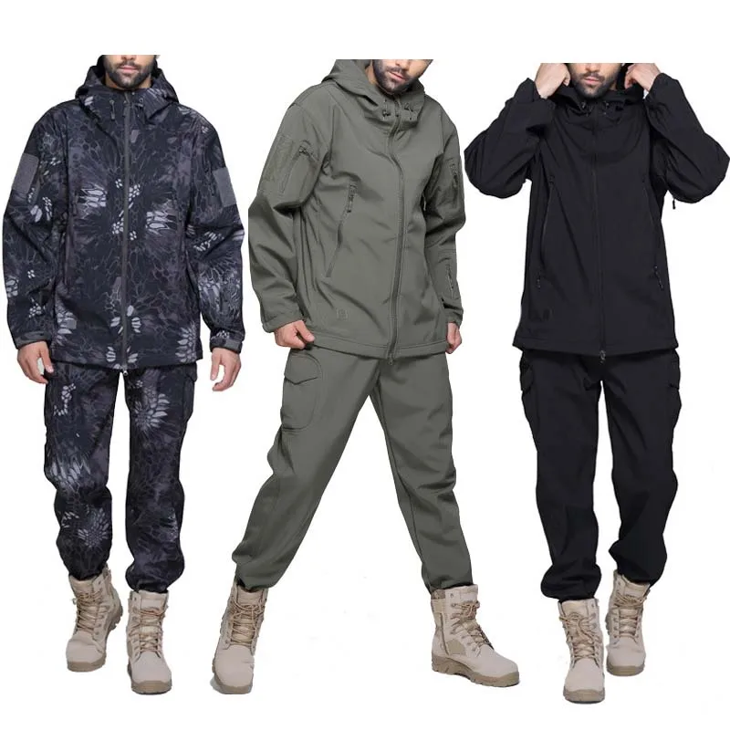 

New in Classic Outdoor Waterproof SoftShell Jacket Men Huntg Wdbreaker Hikg Coat Campg Fishg Tactical Jacket Military Clothes