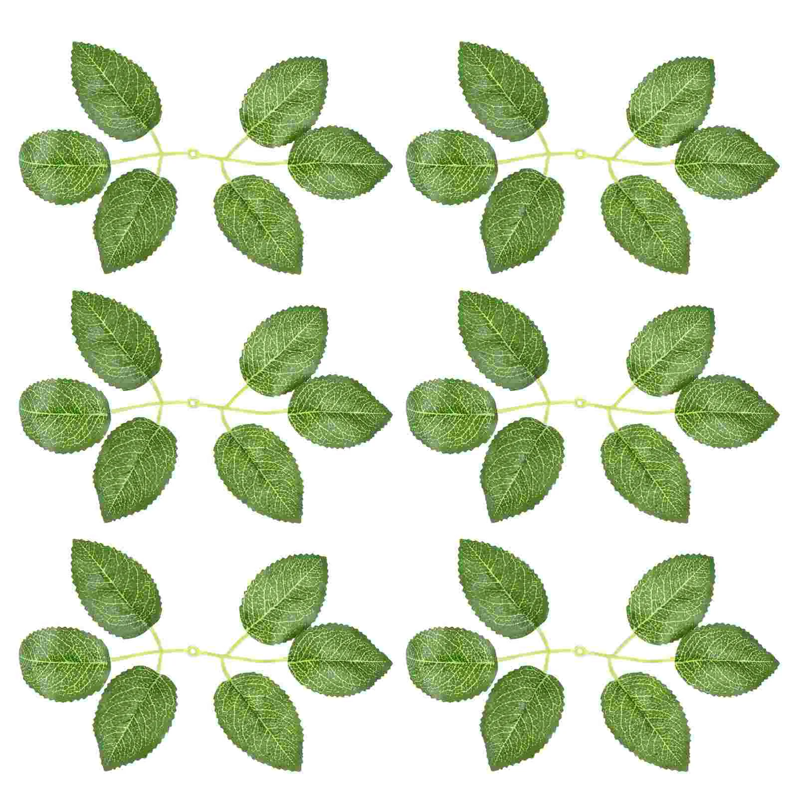 

Leaves Rose Leaf Artificial Fake Greenery Garland Wreath Green Vine Silk Wedding Bulkbouquet Fabric Crafts Rosesornament Diy