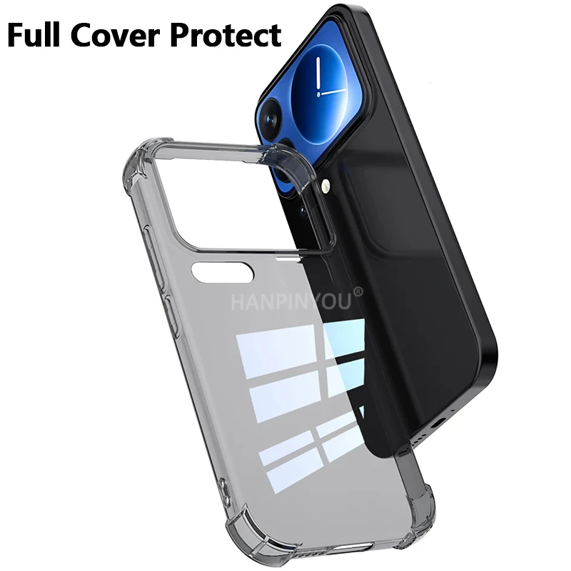 Фото Противоударный мягкий чехол Claer для Xiaomi 17 Ultra 17 Pro Max с защитой углов, из ТПУ, бампер-протектор от падений №4