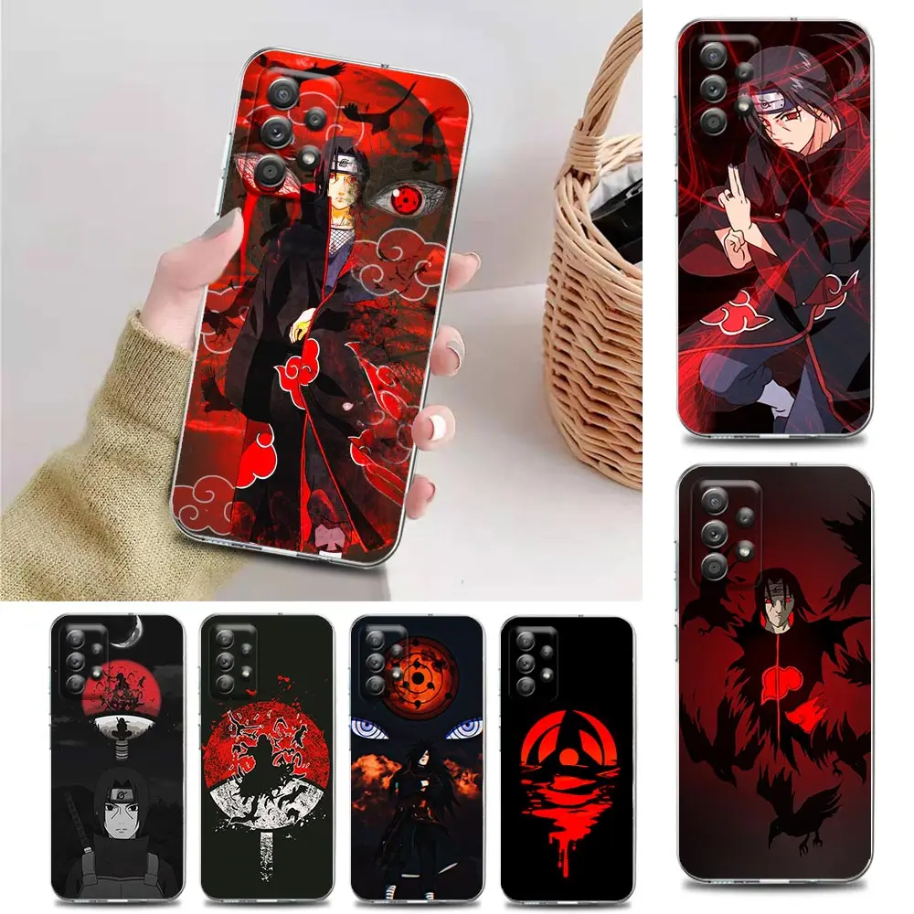 

Cute Itachi Uchiha Naruto Phone Case for Samsung A01 A11 A12 A13 A22 A23 A31 A32 A41 A51 A52 A53 A71 A72 A73 4G 5G TPU Case