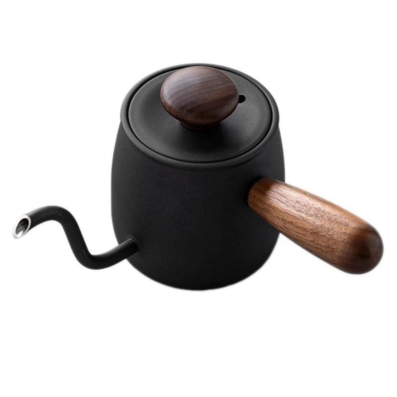 

Чайник для кофе svover, горшок для эспрессо и чая из нержавеющей стали с длинным узким сливом, 12 унций