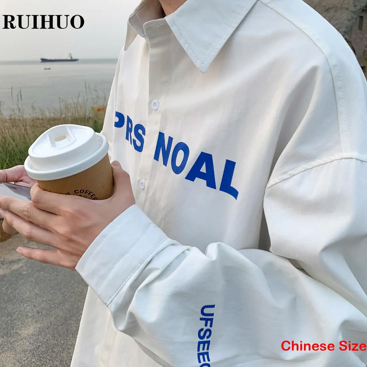 

Рубашка RUIHUO мужская с принтом, повседневная винтажная шикарная одежда, китайский Размер 4XL, весна 2023