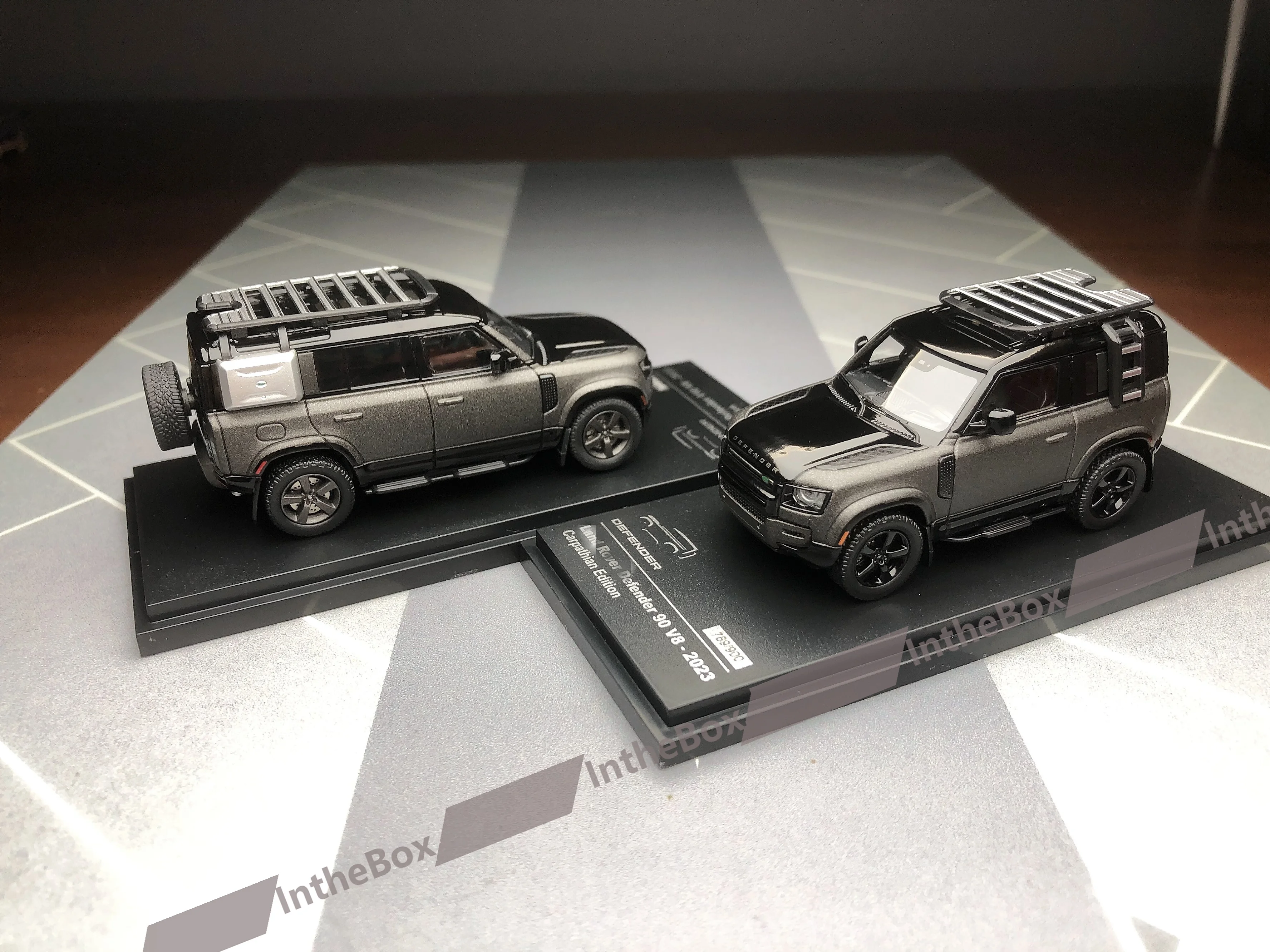 ARBox 1:64 серый 2023 Defender 90 110 V8 SUV ORV спортивная модель отлитый под давлением