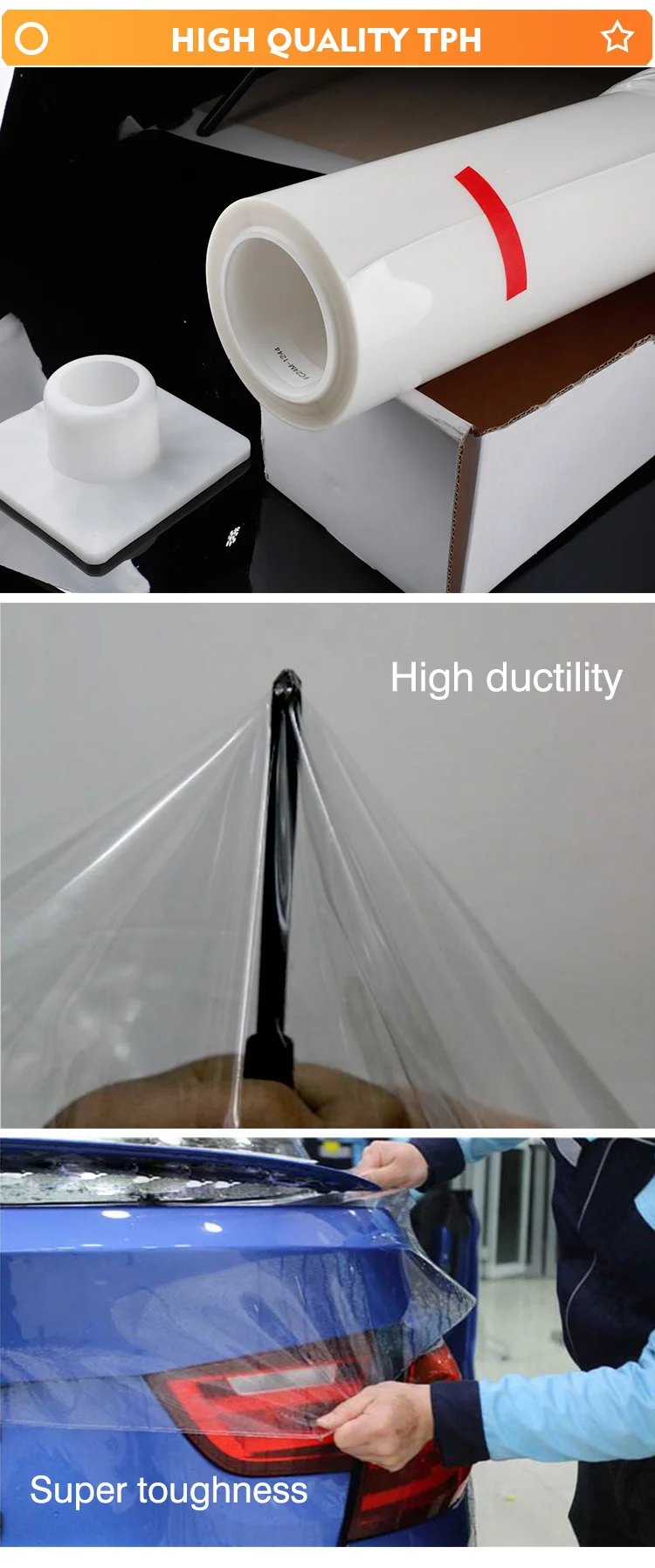 AILIPRO ТПУ PPF для защиты краски автомобиля лучшее прозрачное покрытие как Suntek Xpel