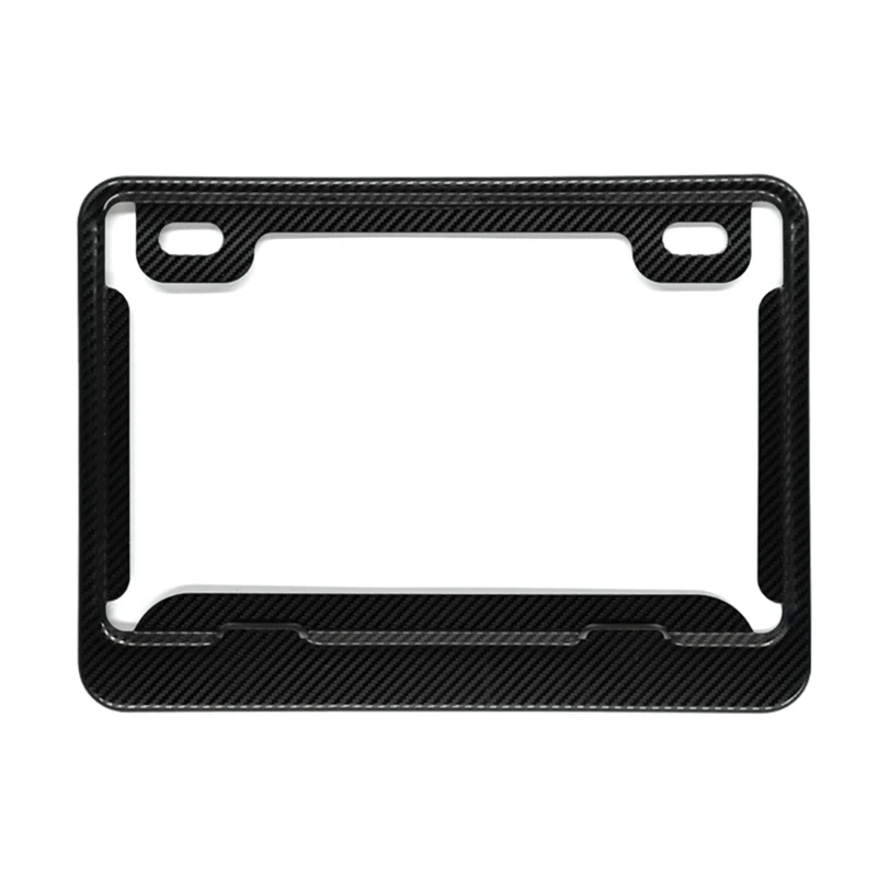 

Motorcycle Number License Plate Holder Frame Motorcycles Numbers Plates Frame Carbon Fiber Tag Cover Protector Holder Xmax