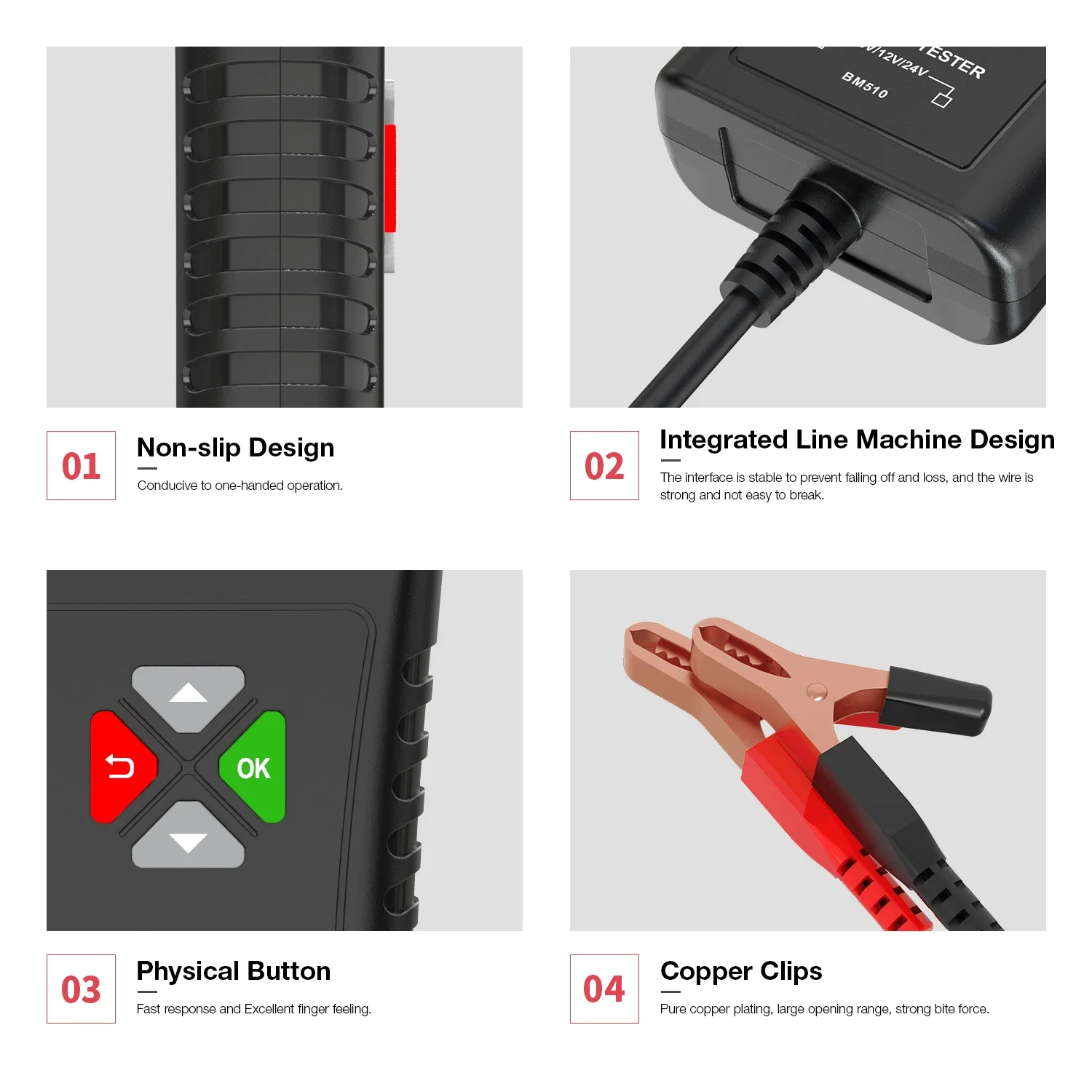 Тестер автомобильного аккумулятора автомобильный 3в1 профессиональный цифровой