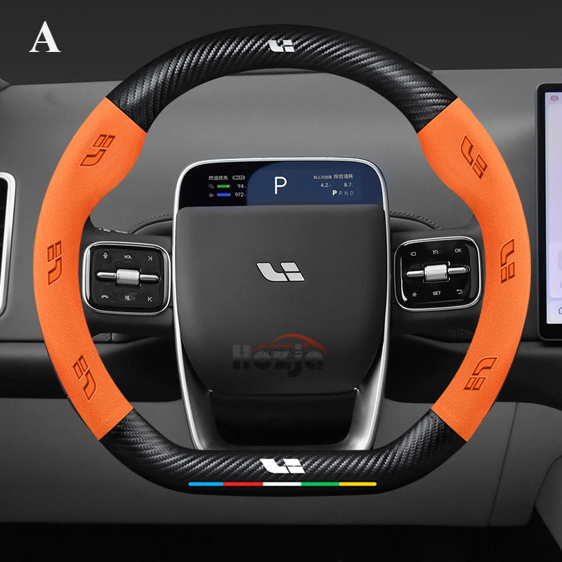 

Кожаный чехол на руль автомобиля для Lixiang LI L7 L6 L8 L9 ONE, аксессуары для салона автомобиля