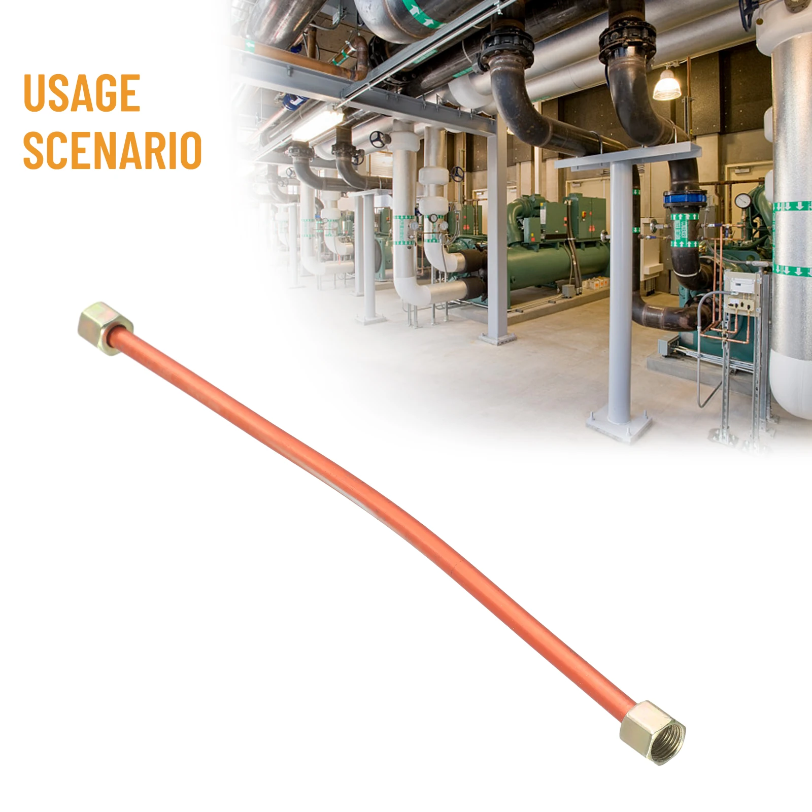 9 мм шестигранная гайка выхлопная трубка воздушного компрессора 200 медный тон