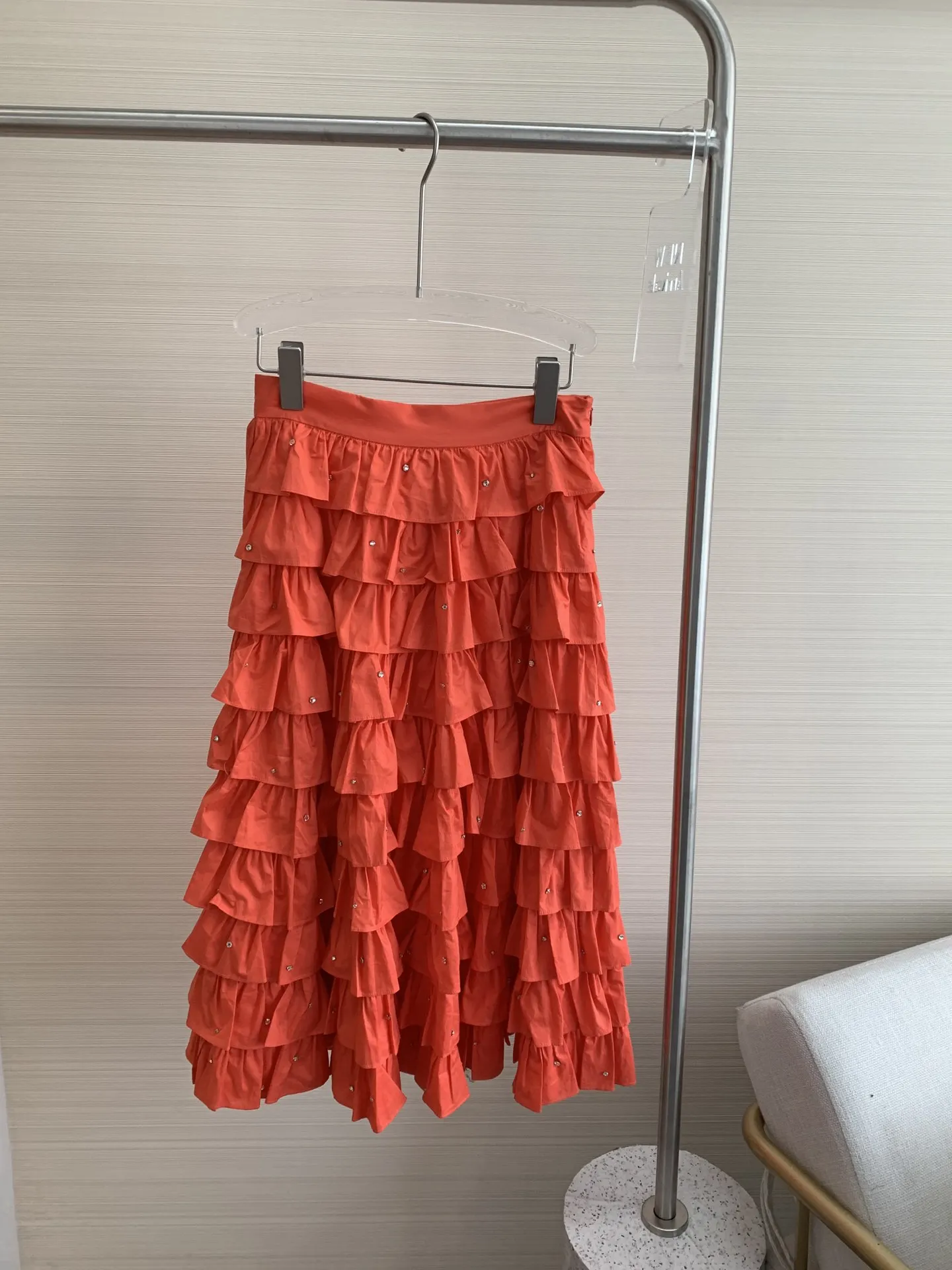 

Woman Clothes Shorts Women Clothing Skirt Fashion Women's Skirts Summer 2022 Long Skirts High-waisted Diamond Cake Pleated Skirt