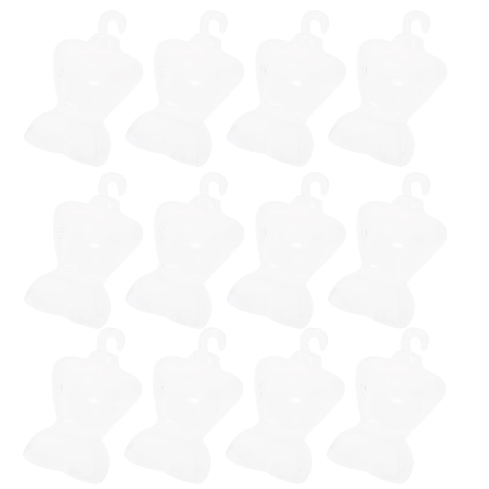 

100 Pcs Organizer Mini Clothes Hangers Mannequin Model Lovely Dress House Accessories Display Wardrobe Clothing