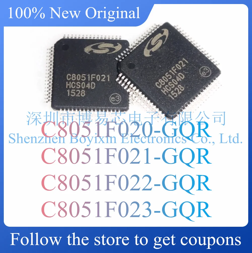 NEW C8051F020-GQR C8051F021-GQR C8051F022-GQR C8051F023-GQR.Original Product.