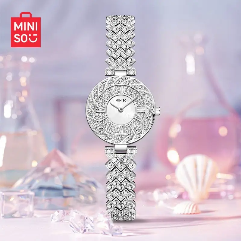 Подлинные водонепроницаемые часы Miniso New Small Disc Gypsy Diamond