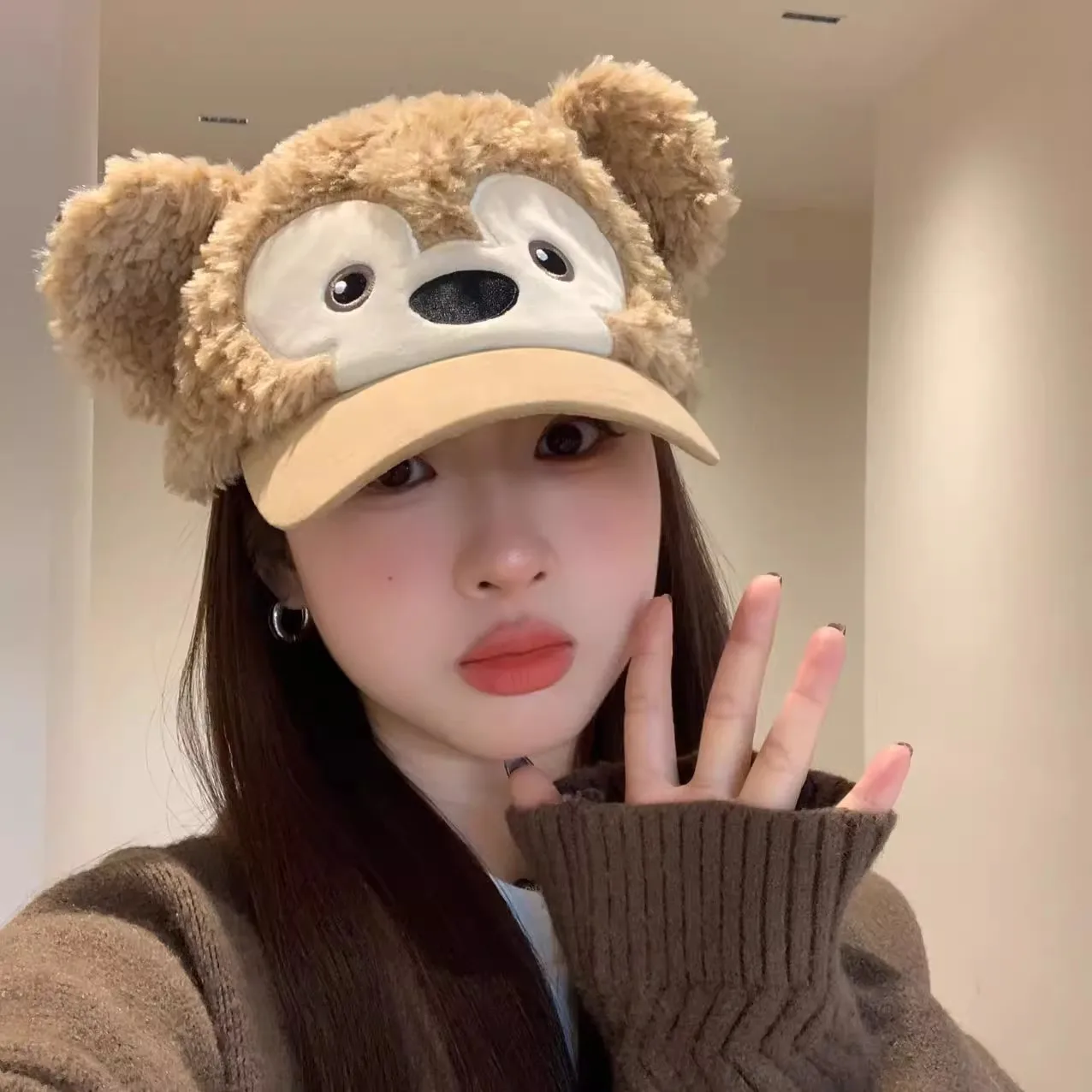 ShellieMay Даффи Дисней милая мультяшная фуражка с медведем кавайная пушистая