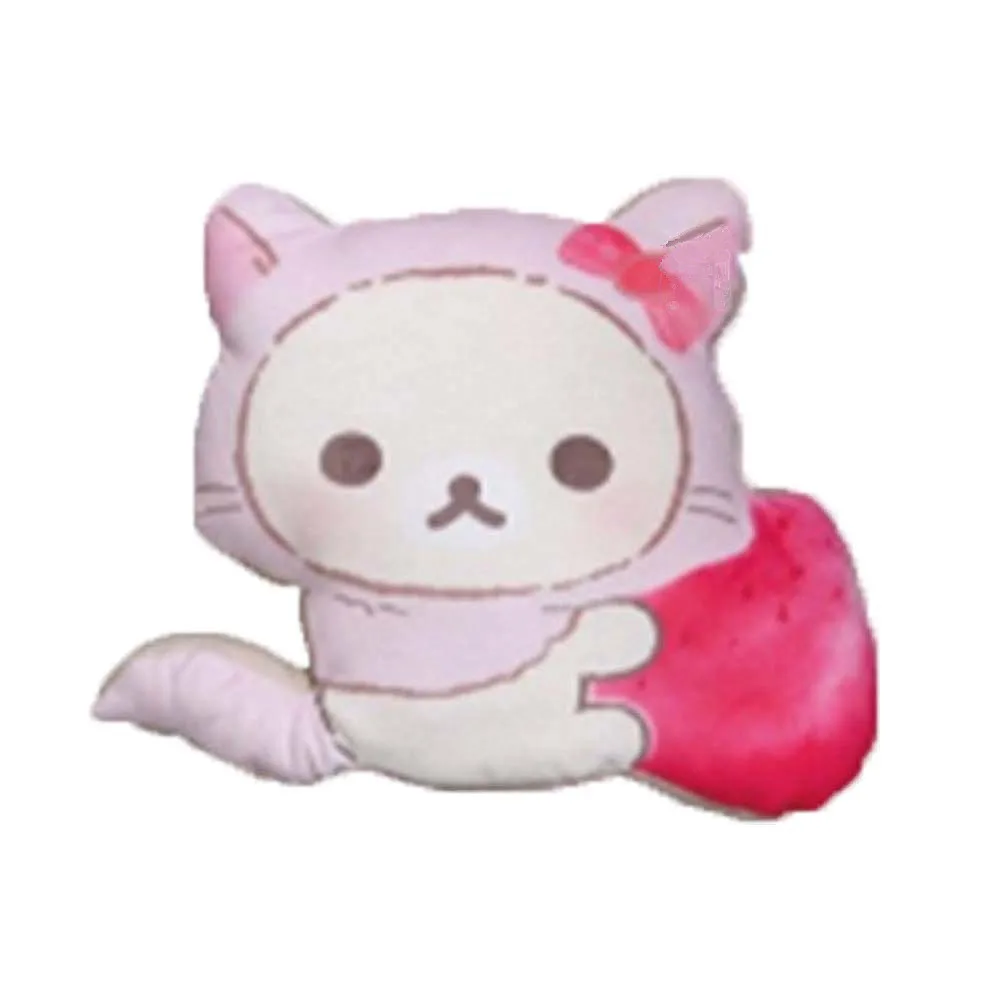 

Новинка Kawaii Милая Rilakkuma Korilakkuma медведь клубника плюшевая подушка для детей девочек мягкие игрушки для детей Подарки