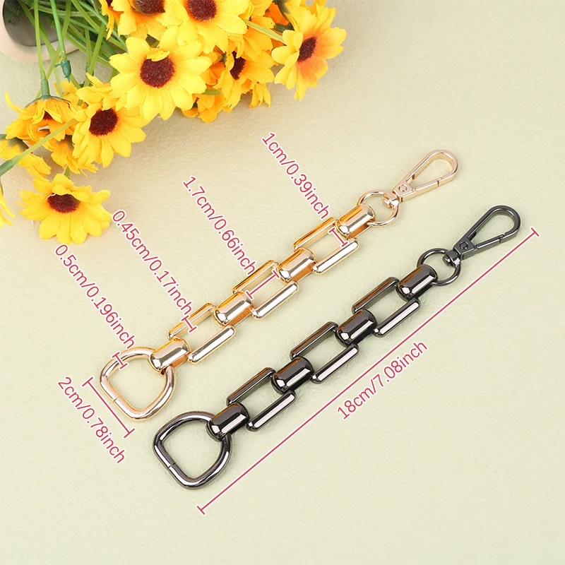 

1Pcs DIY Bag Extension Chain Purse Chain Shoulder Crossbody Strap Handles Bag Accessories Handbag