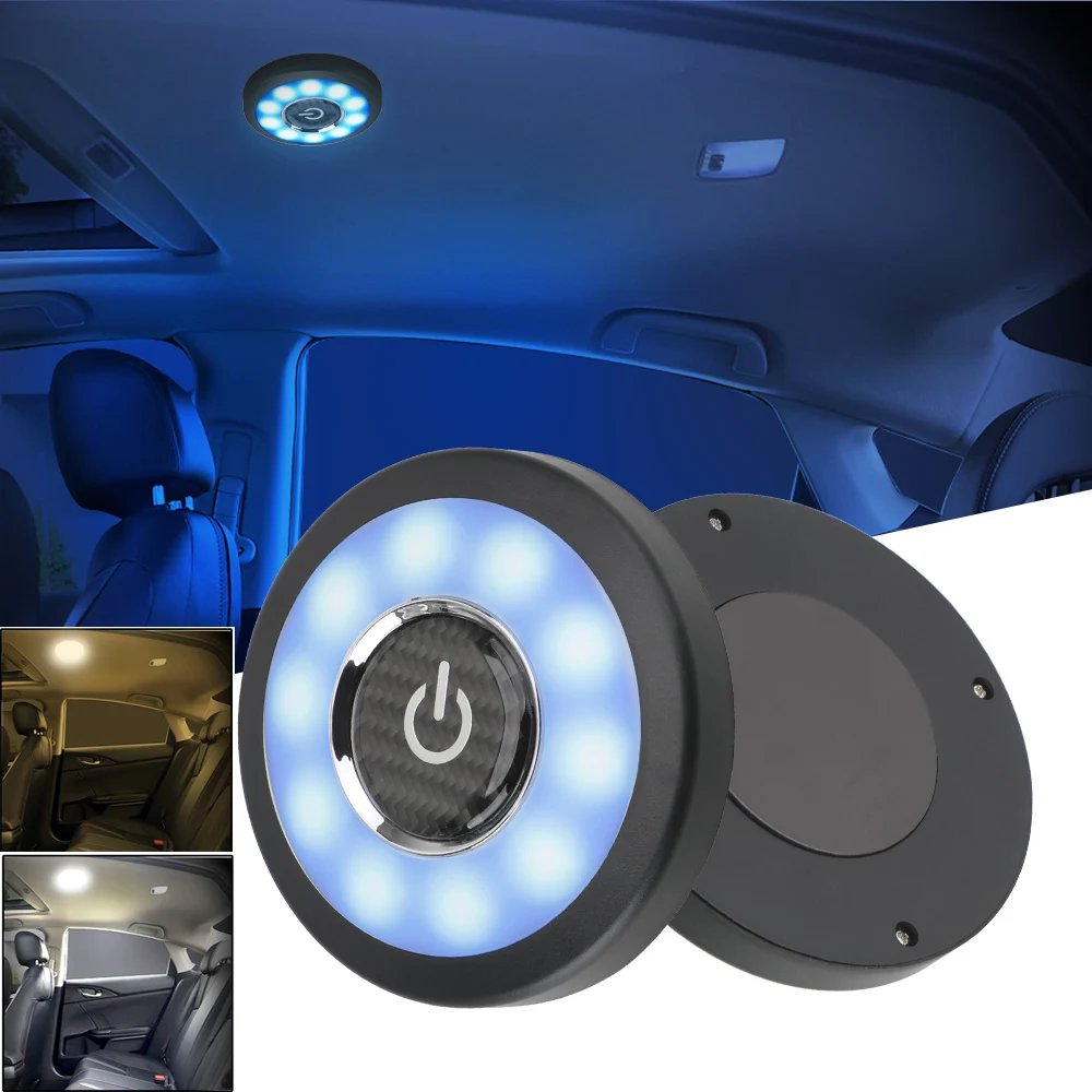 

Автомобильный потолочный светильник для заднего сиденья, наборы светодиодов, ночник, квадратный купол, комнатный потолочный светильник для автомобиля, магнитный светодиодный светильник для чтения в салоне