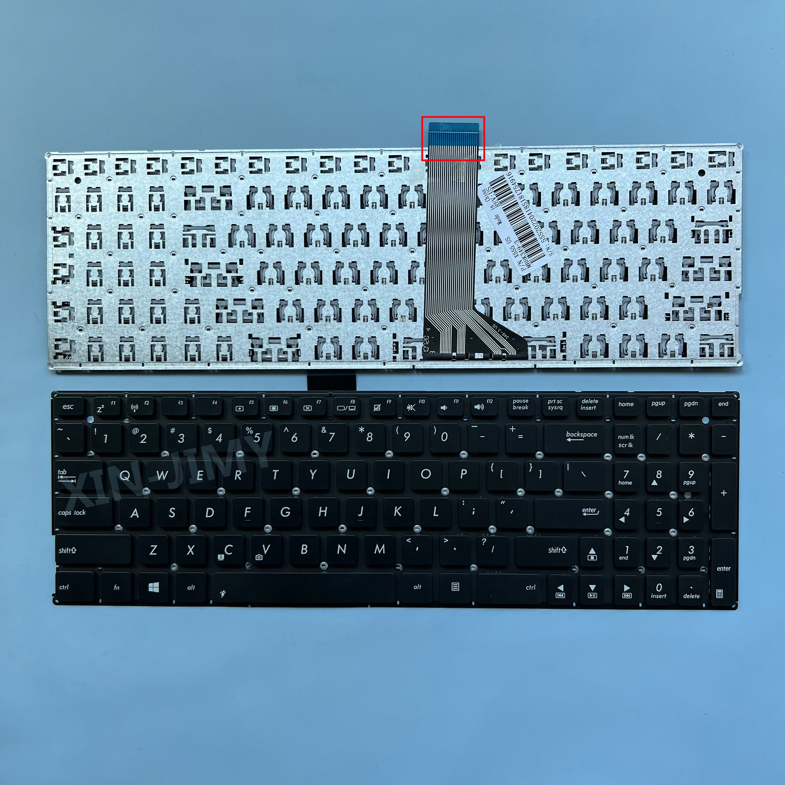 

XIN US Keyboard For ASUS x551 X551M X551MA X551C X551CA X555 X555LA X555U K555Y F551 F551CA F551MA F551MAV R512C TP550 Laptop