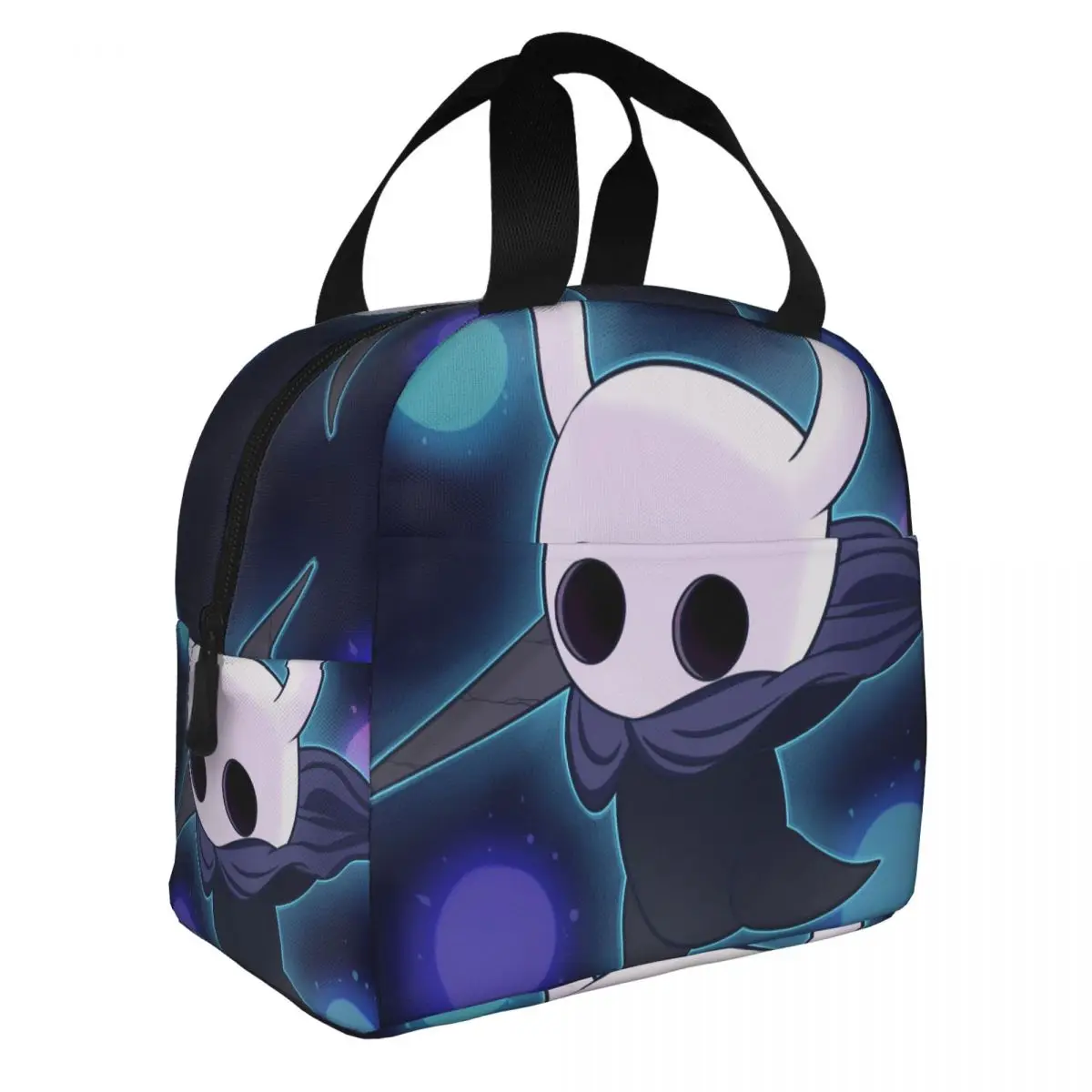 Hollow Knight Lunch Bento Bags Portable Aluminum Foil thickened Thermal Cloth Lunch Bag for Women Men Boy