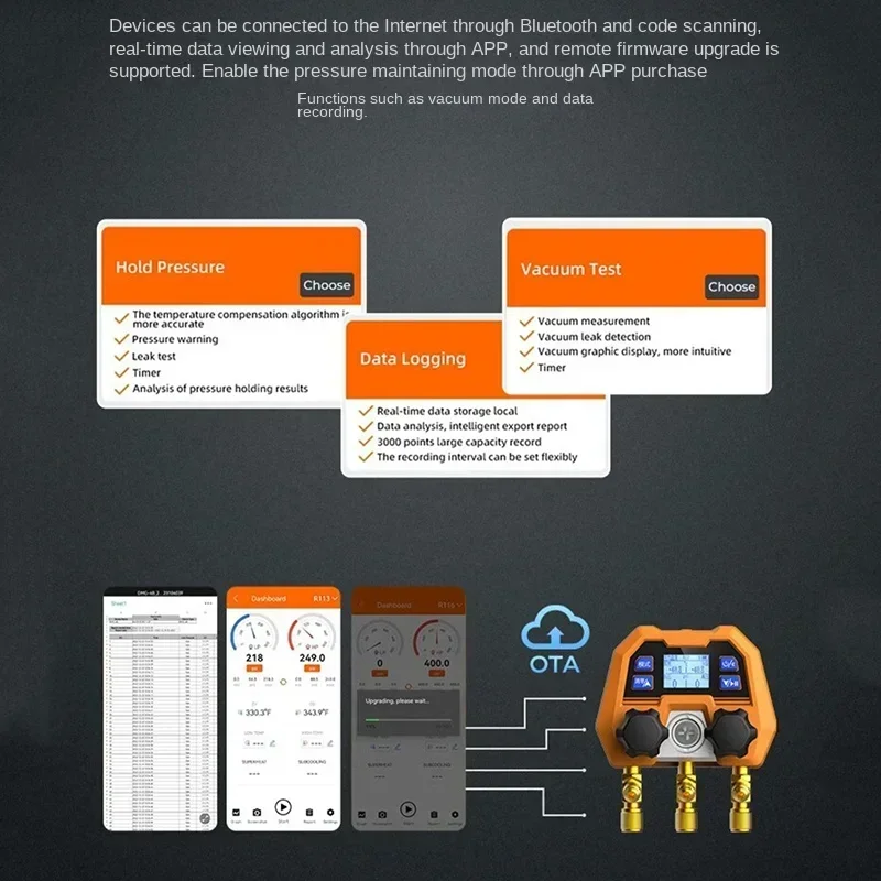 DMG-4B цифровой дисплей двойной измеритель Valve электронный коллектор для
