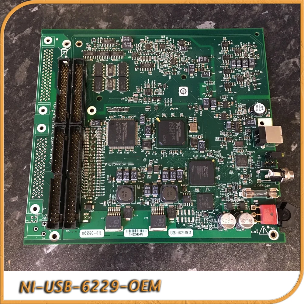 NI-USB-6229-OEM USB-6229 Многофункциональное устройство ввода-вывода для сбора данных 16-бит
