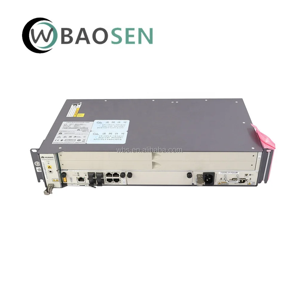 Фото Оптический линейный терминал FTTH MA5608T, 16-портовый GPFD Mini OLT с питанием постоянного тока 1G 10G 5608T OLT для использования оптоволокна №3