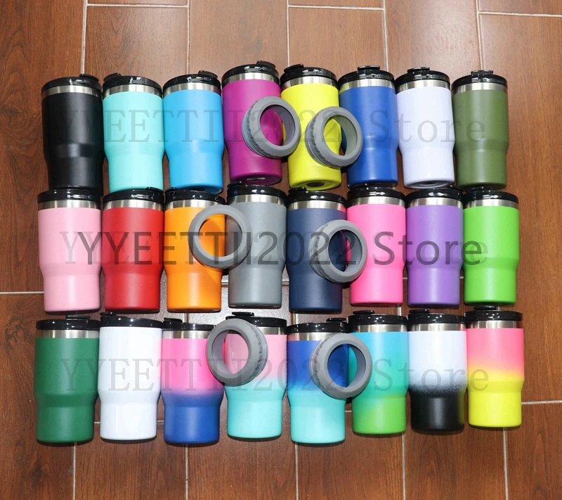 

Изолированный охладитель напитков 4 в 1 с индивидуальным логотипом, нескользящий вакуумный охладитель пива с двойными стенками из нержавею...