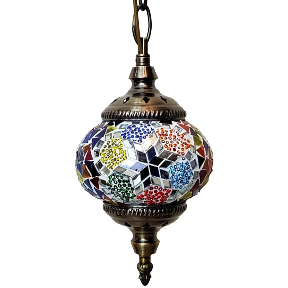 Декоративная стеклянная люстра E27 в виде глобуса для ресторана