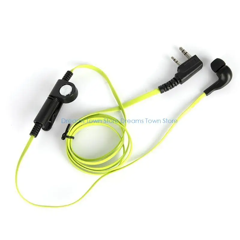 Фото HX6A Walkie Talkie K Plug Green Наушники-вкладыши для BF888s UV5R UV82 Запасная часть для двухстороннего радио №3