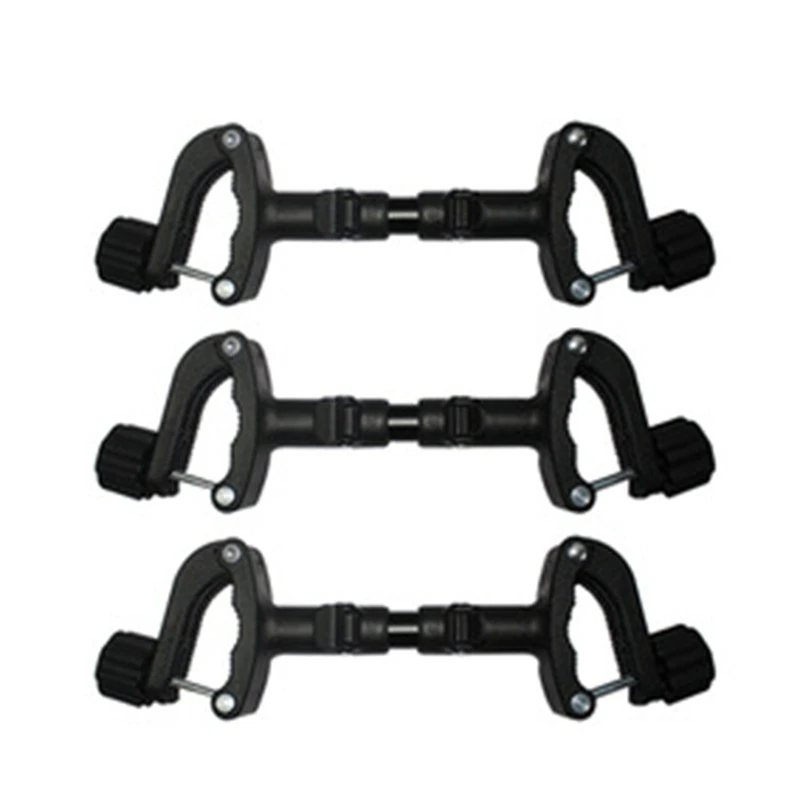 3 Pcs Twin Baby Stroller Connector Universal Joints Triplets Quadruplets Infant Cart Secure Straps Adjustable Linker Hook G2AE