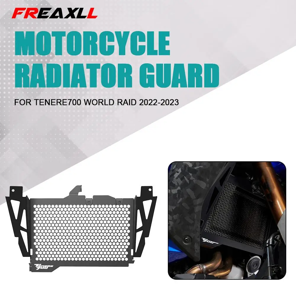 

Motorcycle Accessories Tenere700 Radiator Grille Guard Cover Protector For Yamaha Tenere 700 World Raid T700 2022 2023