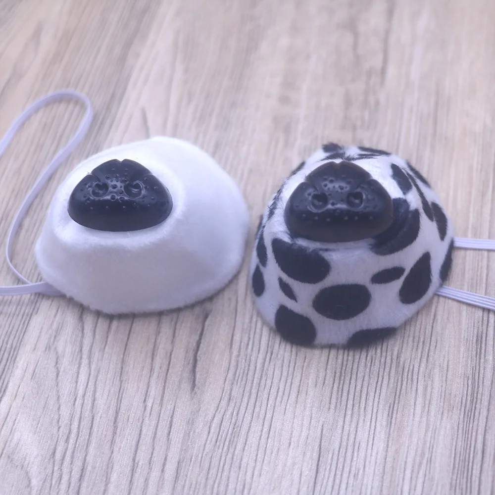 Плюшевая повязка на голову для косплея взрослых и детей с ушками животных собак