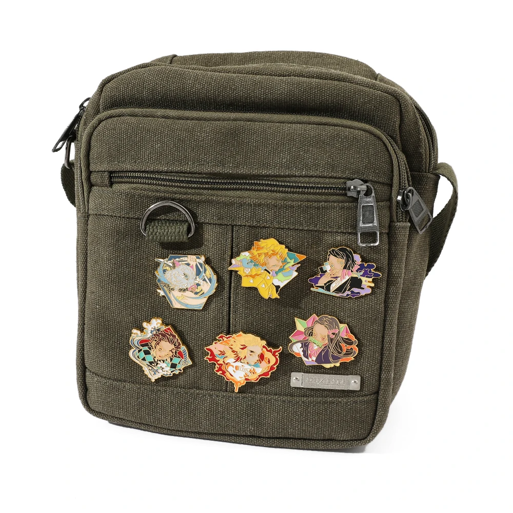 Эмалированные металлические значки Agrippa манга рассекающий демонов киметасу No Yaiba