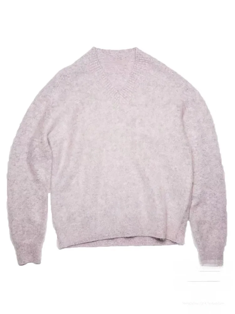 Европейский и американский осенне-зимний новый пуловер женский свободный свитер