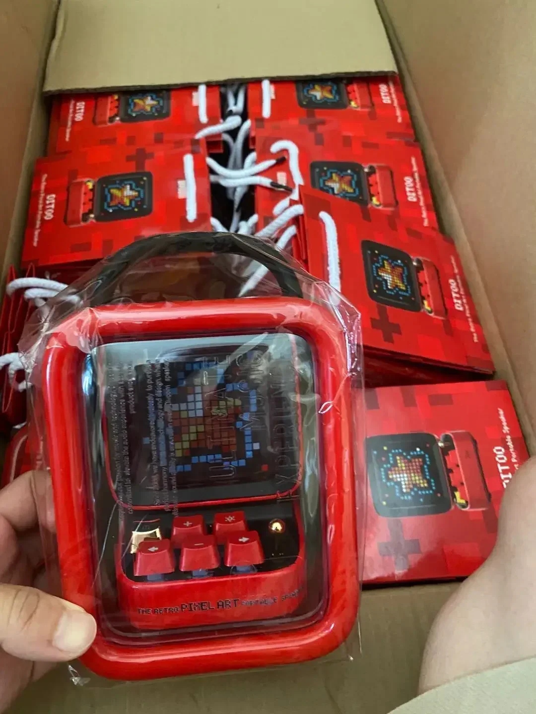 Divoom Ditoo портативные креативные художественные часы беспроводной стереодинамик