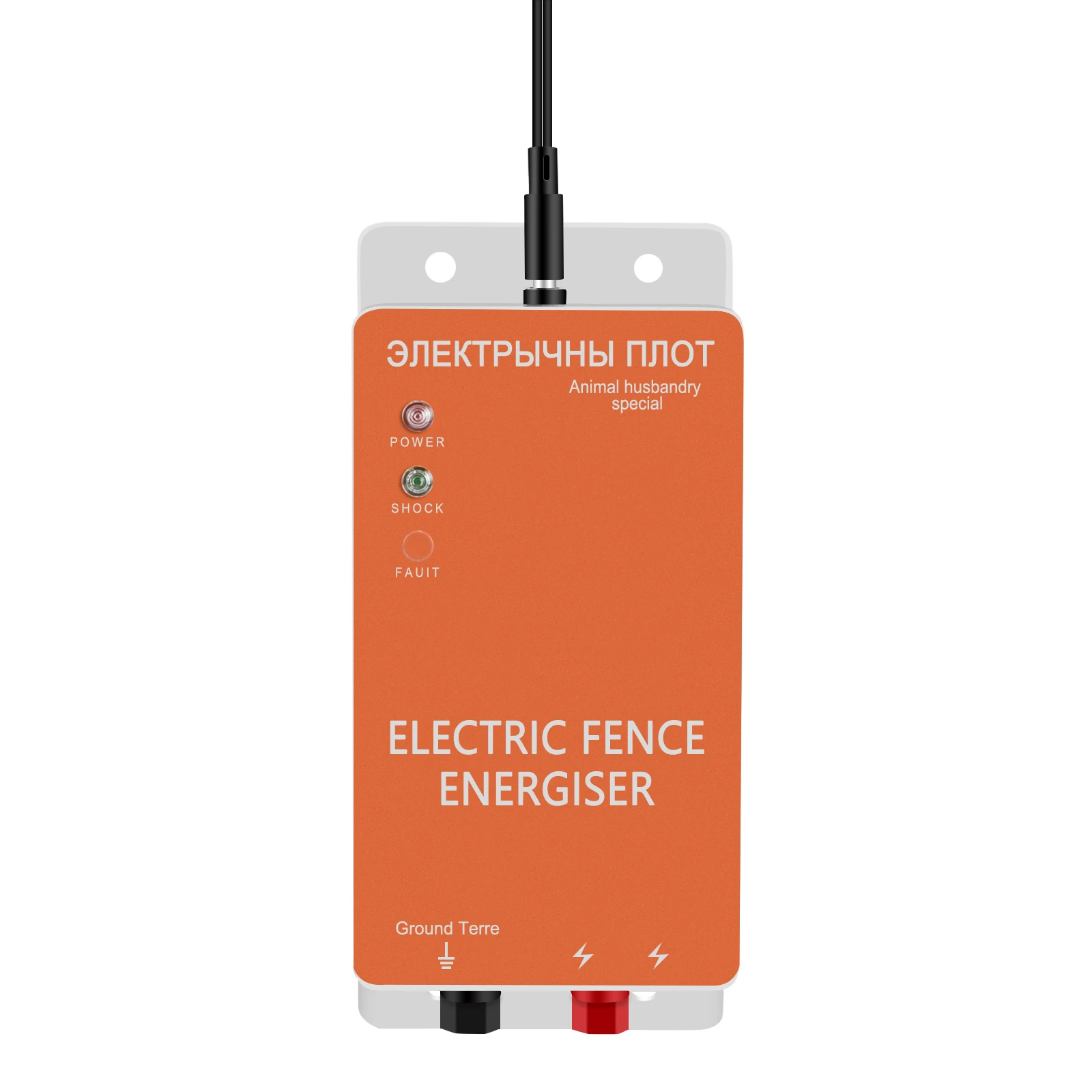 

Electronic Pulse Fence energizer 5 Mile Electric Fence Controller Animal Horse Cattle Poultry Farm Shepherd Alert Livestock Tool