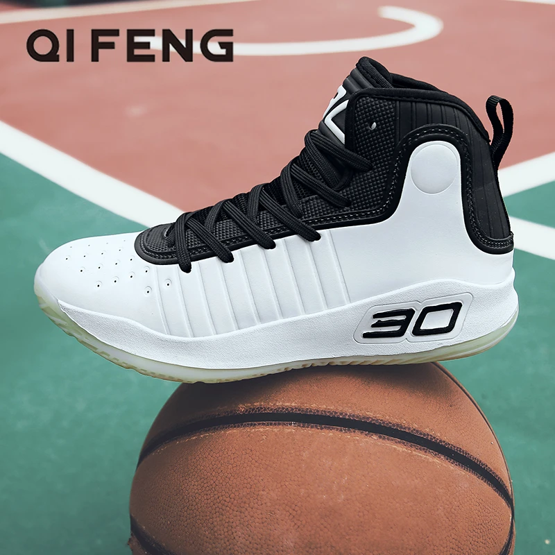 

High Quality Basketball Shoes Men Sneakers Boys Basket Shoes Winter High Top Anti-slip Outdoor Sports Shoes Trainer