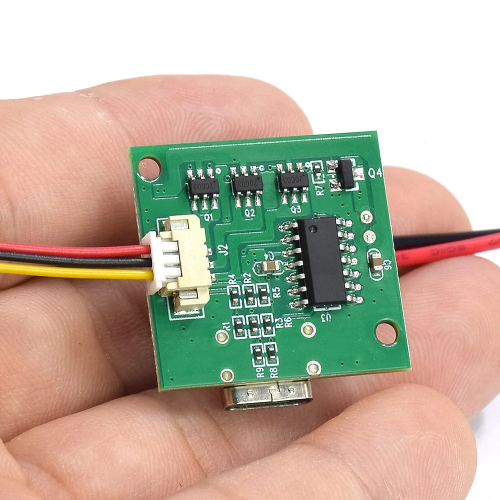 Фото Плата управления бесщеточным двигателем BLDC 1S DC 3.7V-4.2V 3A Mini ESC с портом зарядки Type-C №5