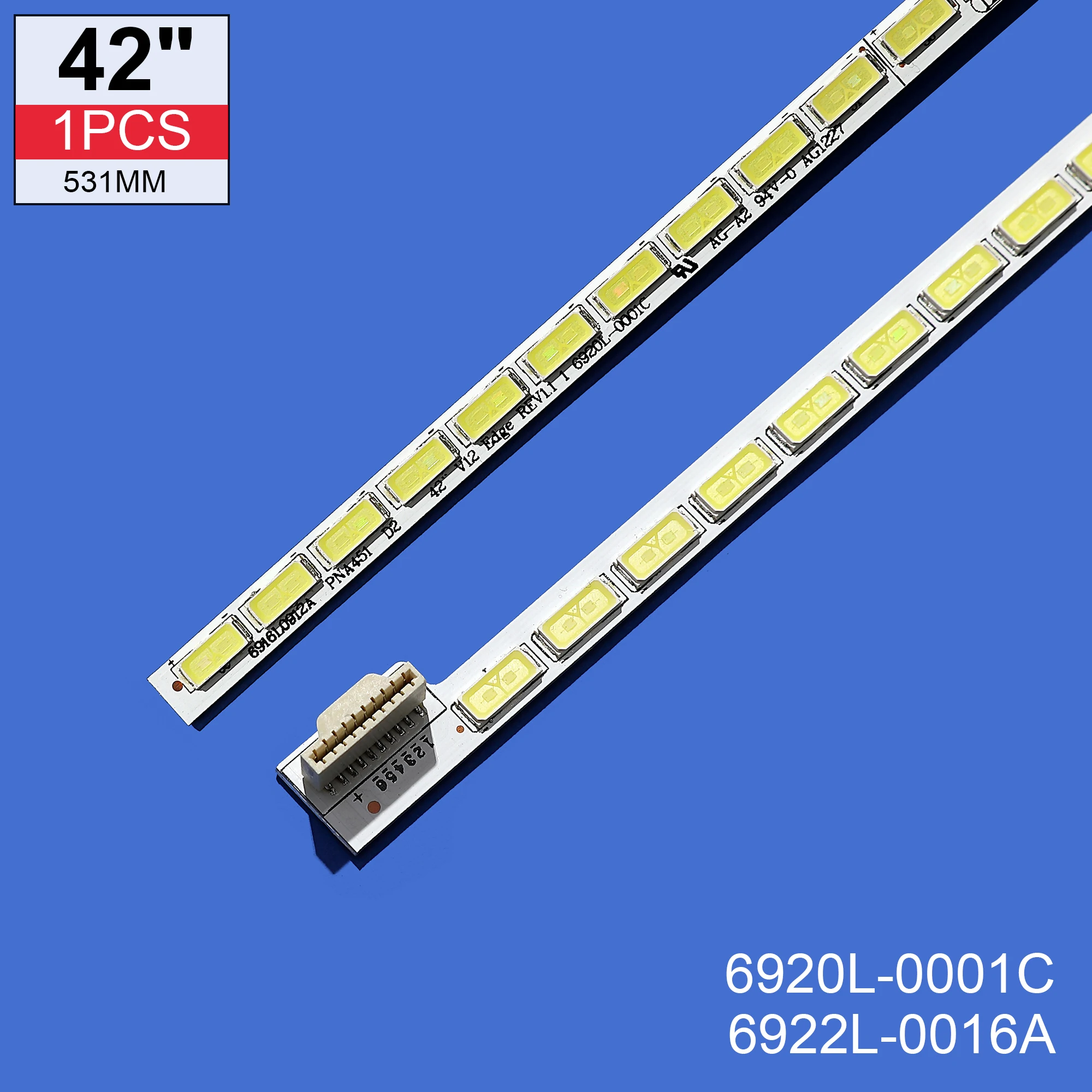 

531mm LED Backlight strip 60leds For K-ONKA LG 42 inch TV LED42X8000PD 6920L 0001C 6922L 0016A LE42A70W 6916L01113A LC420EUN