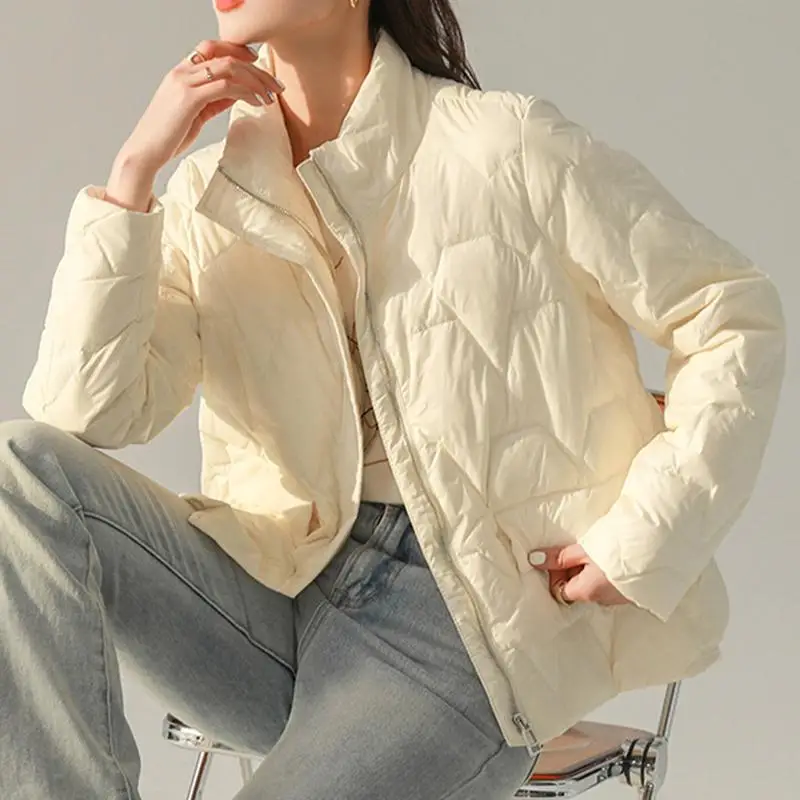 

Winter Women's Coat Casual Warm Comfortable Stand Collar Loose Down Jacket