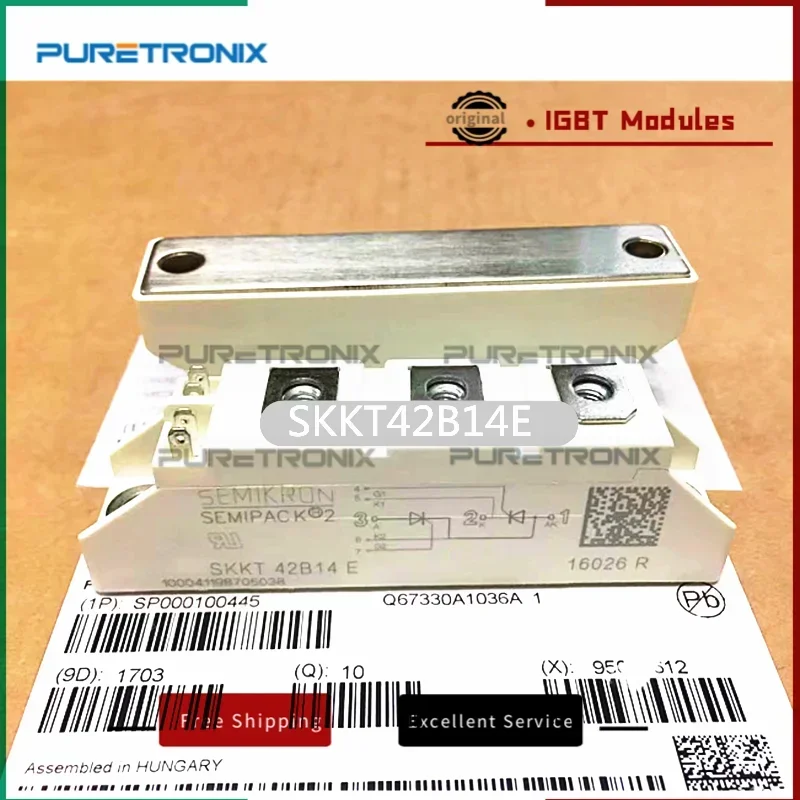 SKKT42B08E SKKT42B12E SKKT42B14E SKKT42B16E SKKT42B16EH1 SKKT42B/12E SKKT42B/16E Новый оригинальный модуль питания