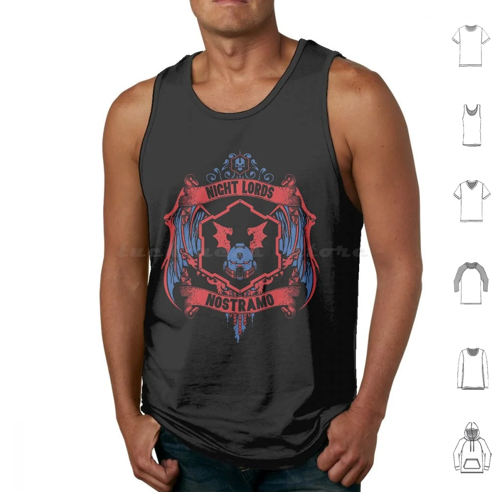 

Nostramo-Crest Edition Tank Tops Print Cotton 40000 40 000 Chaos Imperial Guard Limited Edition Nostramo Night Lords