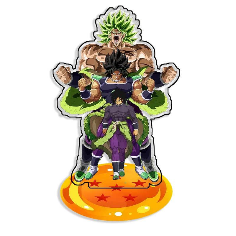 Фото Настольная акриловая фигурка 15 см: Сон Гоку, Бульма, Пуар, Чи-Чи из Dragon Ball. Сделано своими руками. Аниме-декор для рабочего стола. Подарок для фанатов. №5